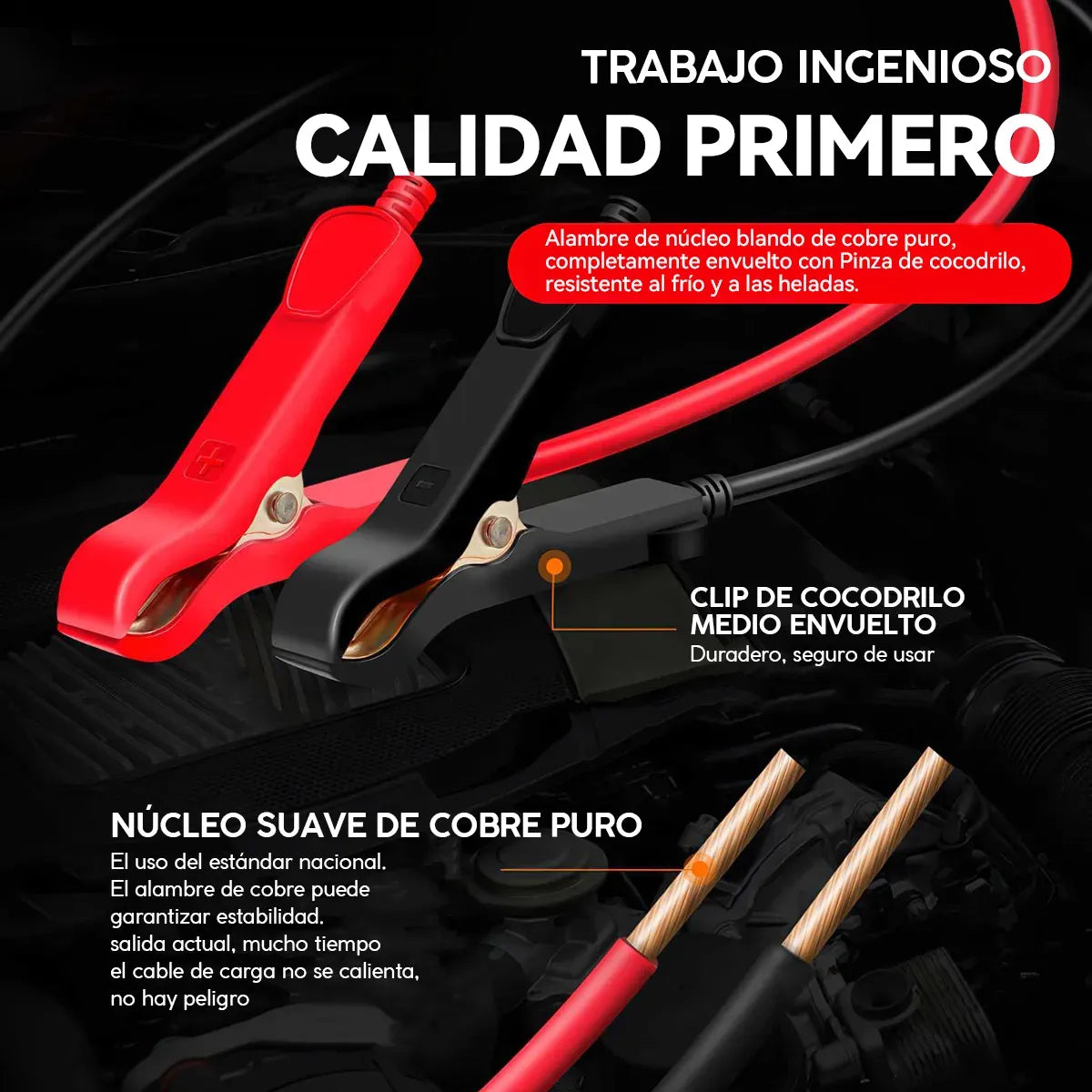 Arrancador portátil de batería (booster / jump starter)