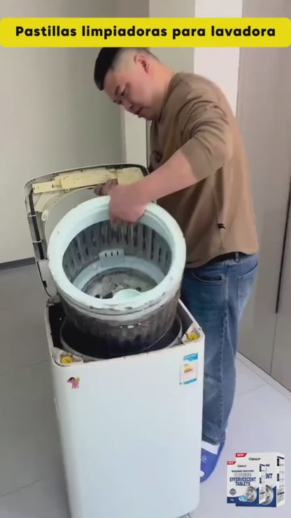 PASTILLAS LIMPIADORAS PARA LAVADORA — LIMPIEZA PROFUNDA EN MINUTOS